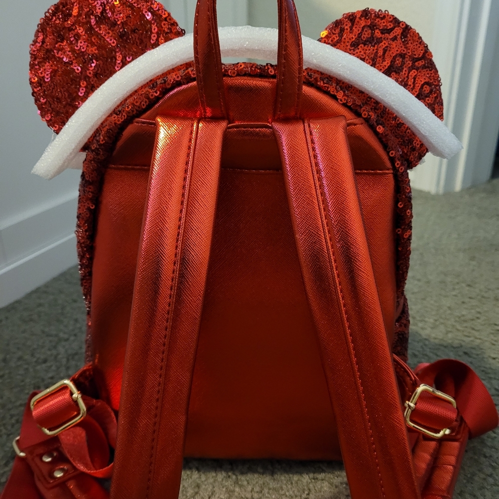 Loungefly Minnie Mini Backpack - Picture 4 of 6